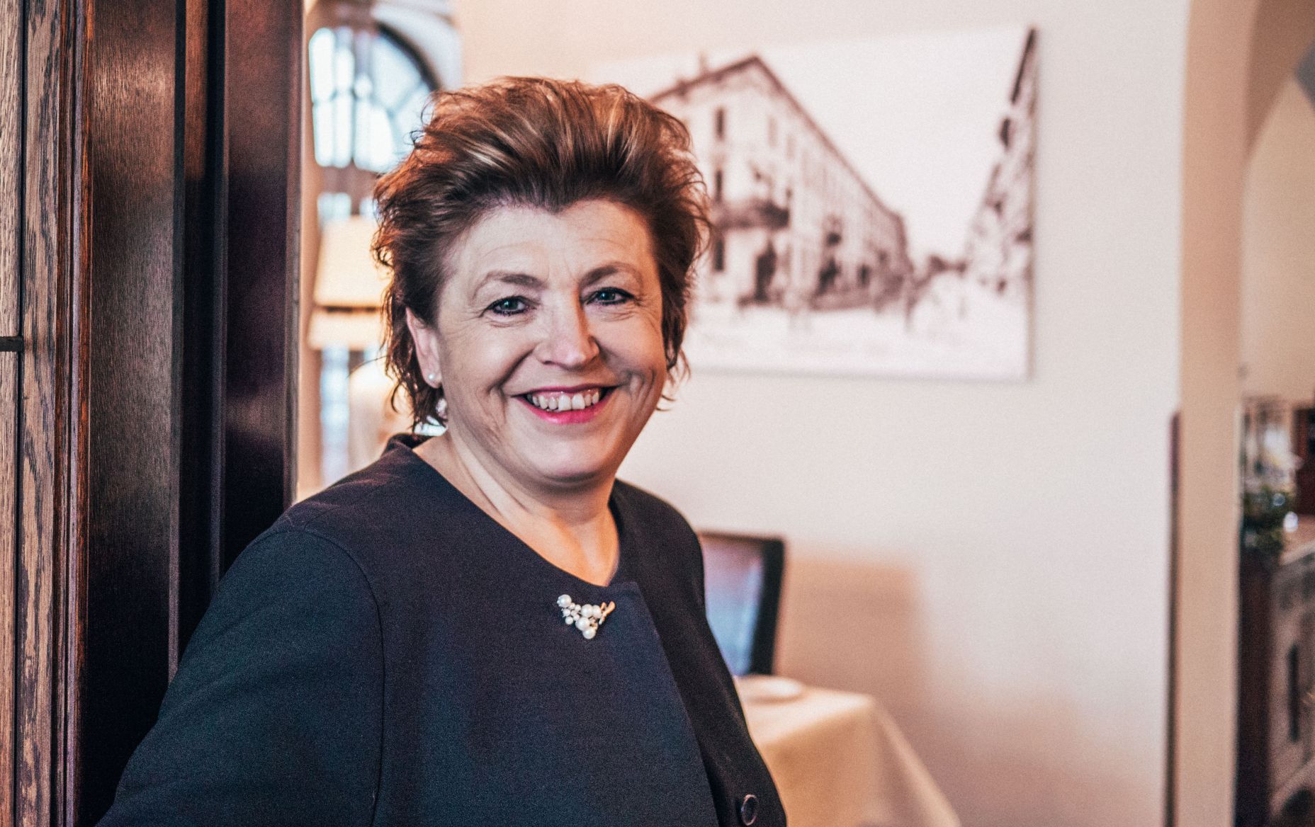 Gastgeberin Andrea Kinz, Gruppenhotel Weisses Kreuz in Bregenz