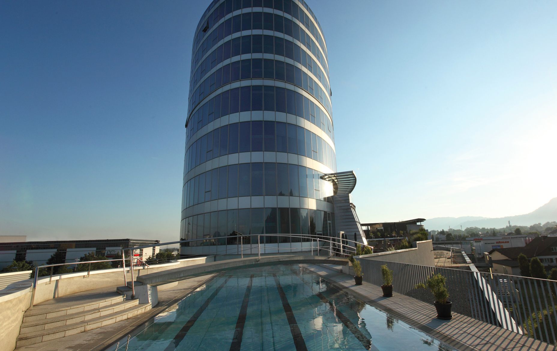 Fassade Seminarhotel Four Points by Sheraton Panoramahaus, Dornbirn 