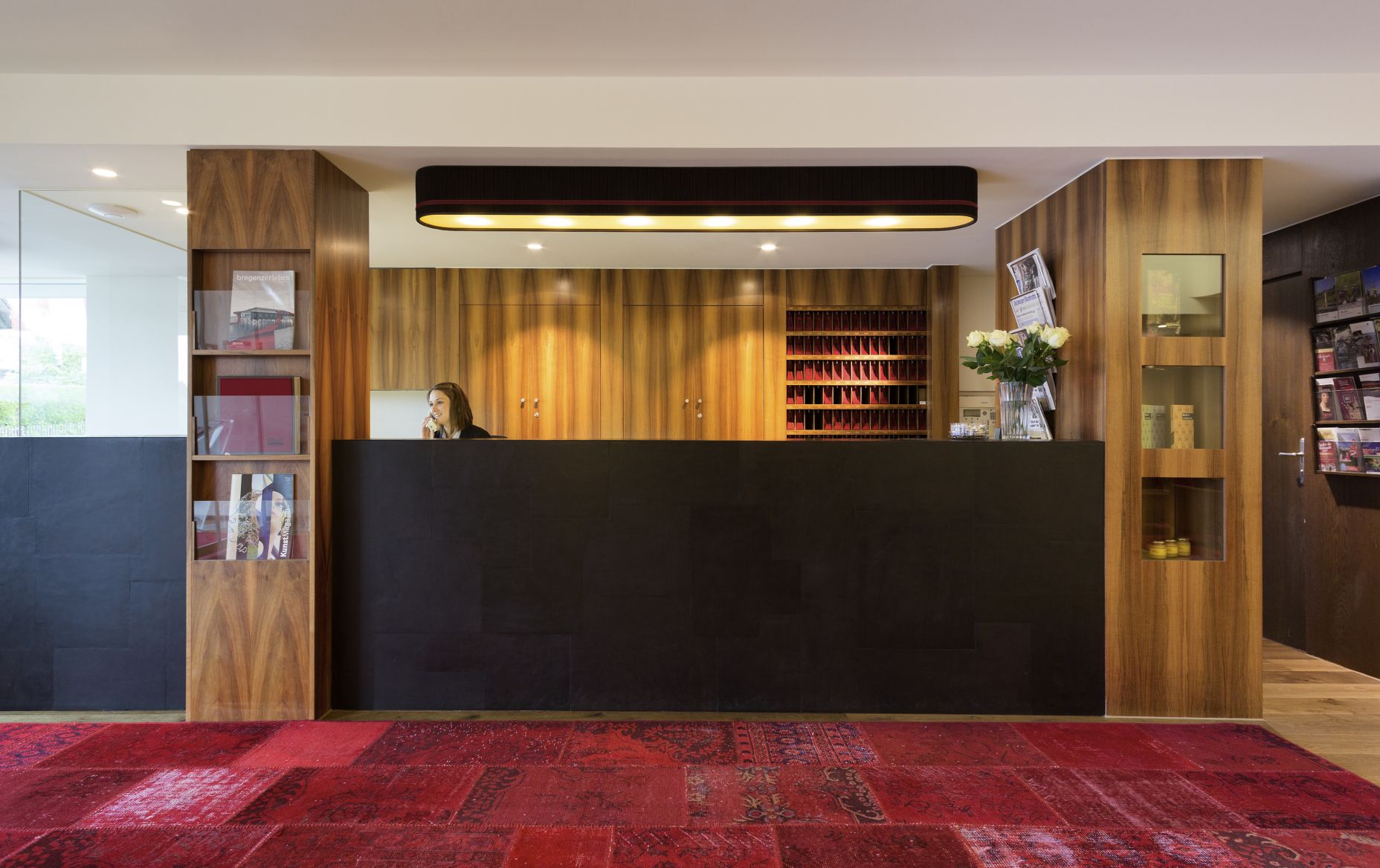 Rezeption Hotel Schwärzler, Bregenz 