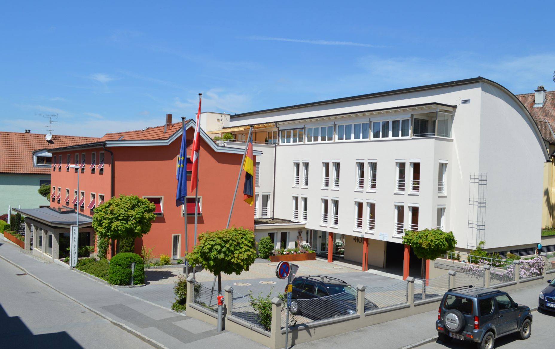 Aussenansicht Hotel Germania, Bregenz