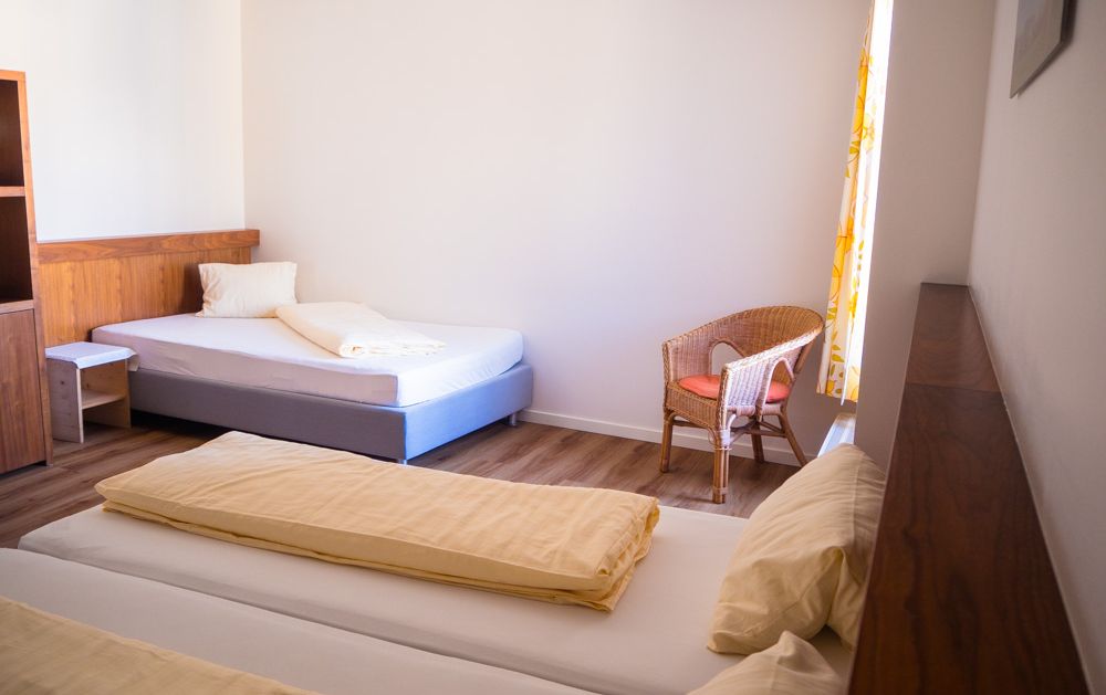 Gasthof Meindl Lustenau, Mehrbettzimmer © Thomas Bösch Gasthof Meindl Lustenau, Mehrbettzimmer © Thomas Bösch