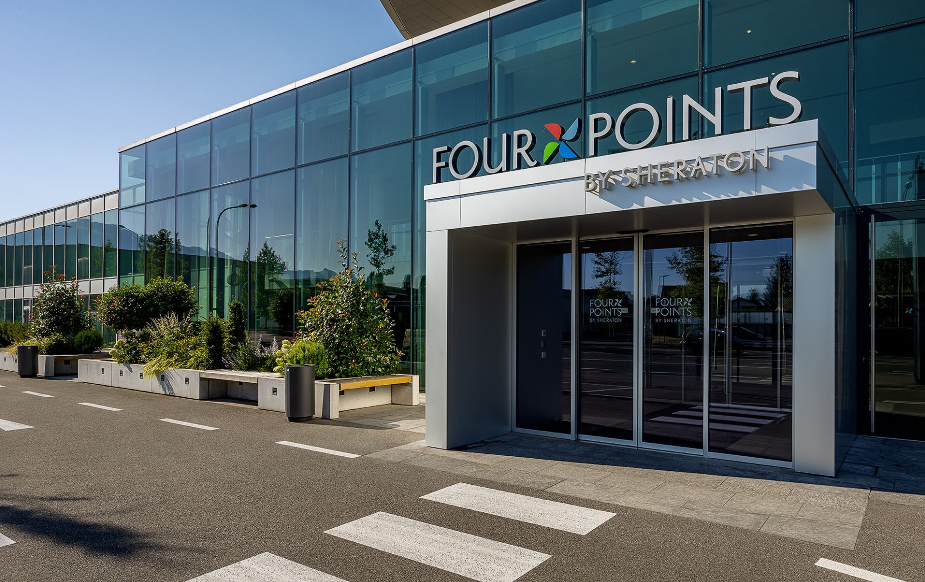 Four Points by Sheraton Panoramahaus Dornbirn, Außenansicht © Matthias Hamel Four Points by Sheraton Panoramahaus Dornbirn, Außenansicht © Matthias Hamel