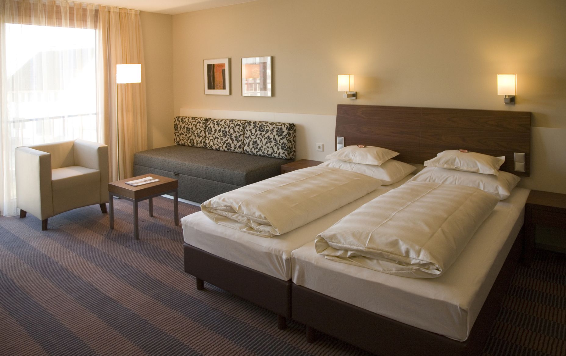 Gasthof Krönele Lustenau, Doppelzimmer Neubau © - Gasthof Krönele Lustenau, Doppelzimmer Neubau © -