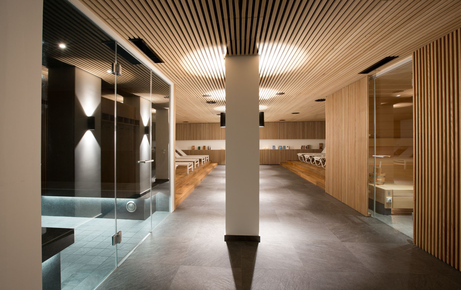 Wellnessbereich im Hotel Schwärzler, Bregenz