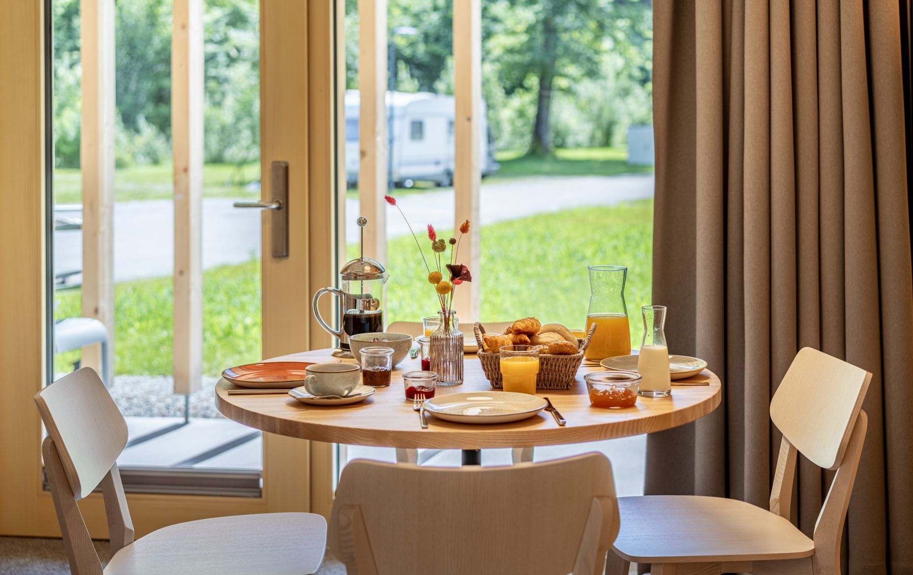 Apartments am Camping Dornbirn, Essbereich © Dornbirner Seilbahn AG (1)