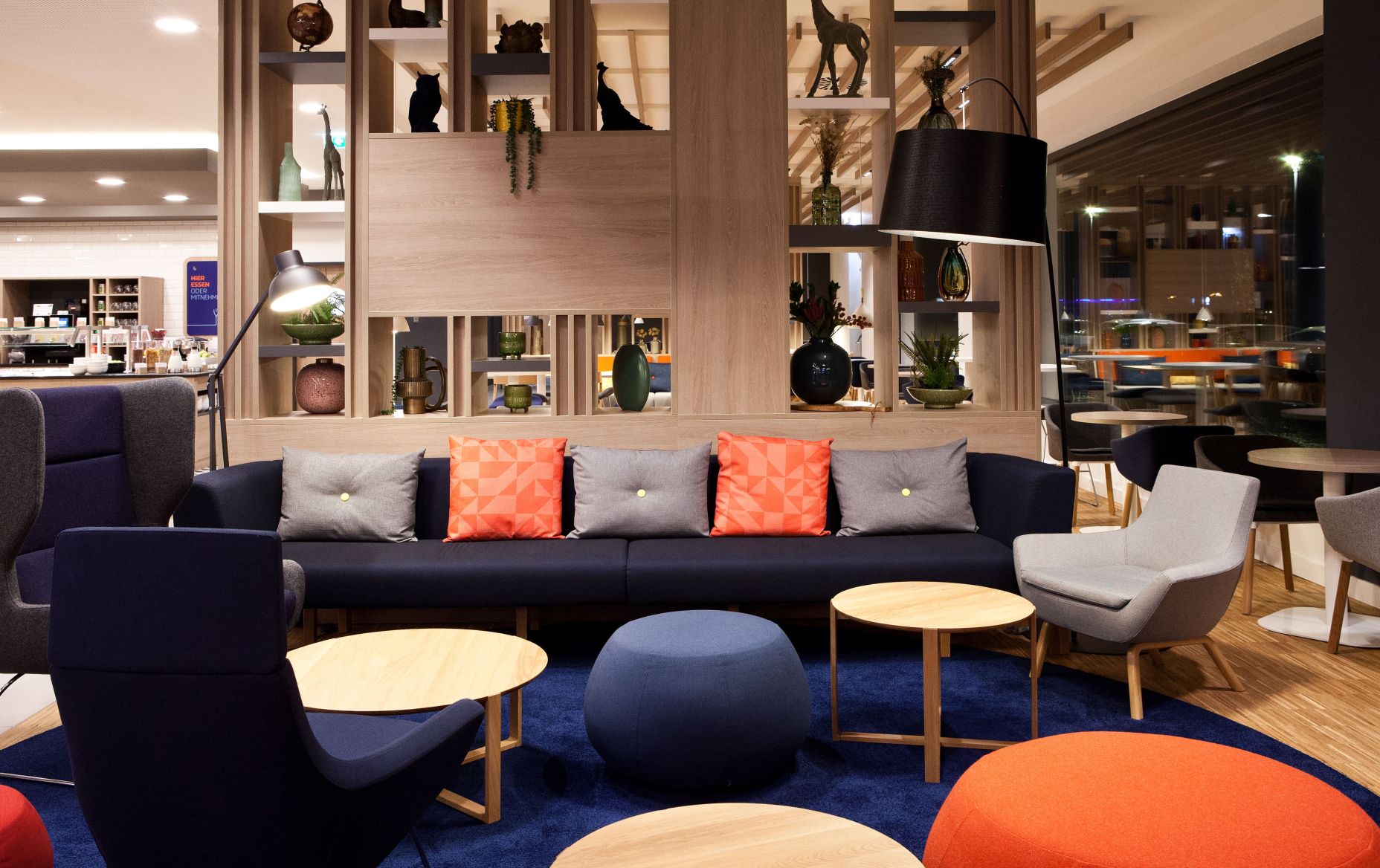 Lobby Holiday Inn Express, Gruppenhotel Lustenau