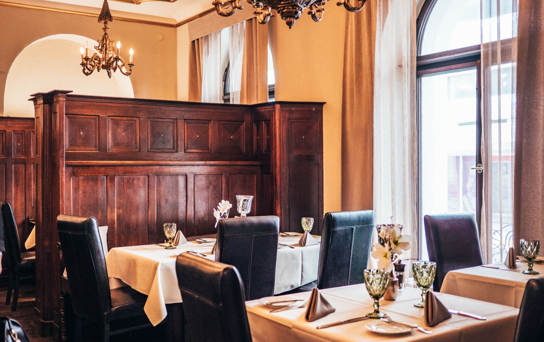 Restaurant, Gruppenhotel Weisses Kreuz in Bregenz