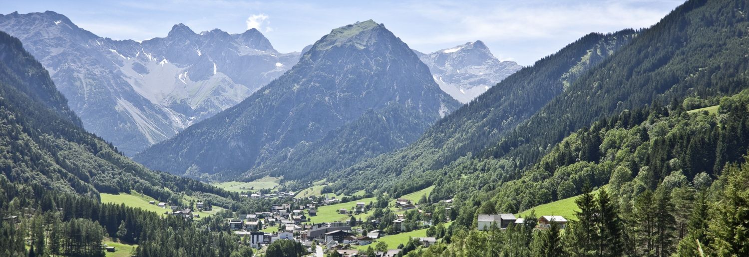Brandnertal mit Blick auf Brand
