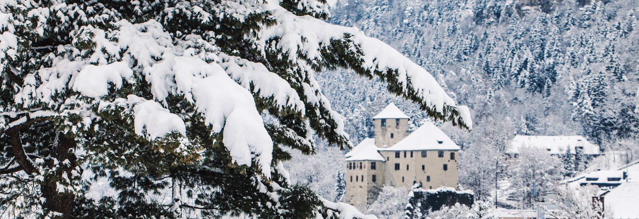 Schattenburg Feldkirch im Winter