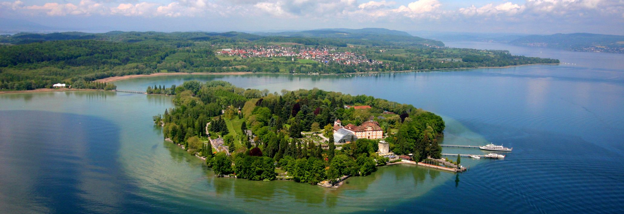 Luftaufnahme Insel Mainau 