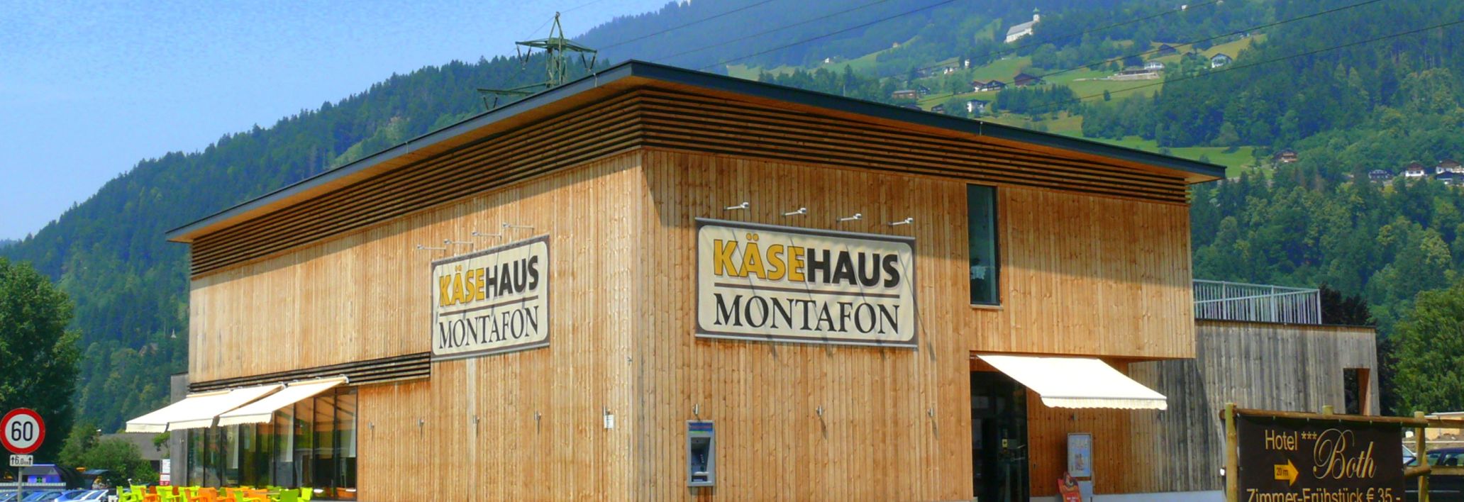 Aussenansicht Käsehaus Montafon in Schruns