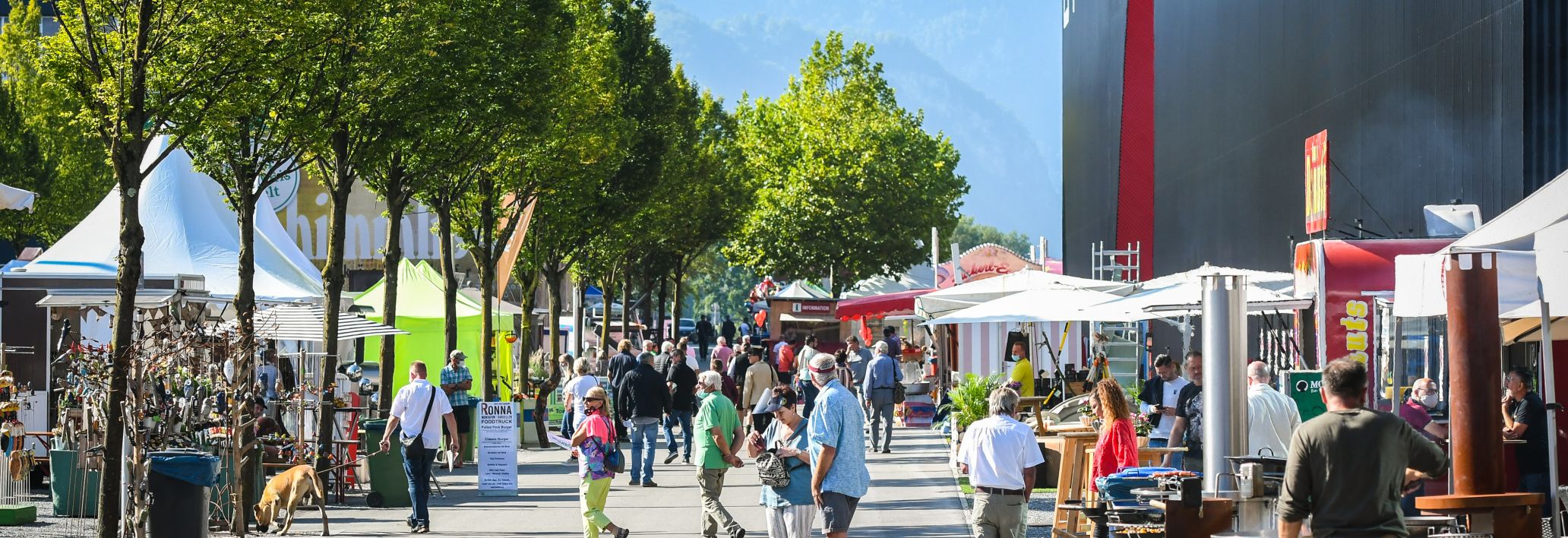 Freibereich bei der Herbstmesse 2020 Freibereich bei der Herbstmesse 2020