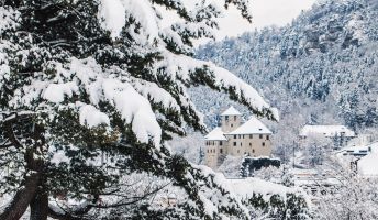 Schattenburg Feldkirch im Winter