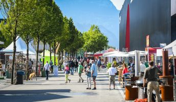 Freibereich bei der Herbstmesse 2020