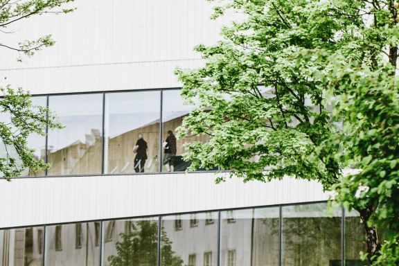 Blick auf Montforthaus, Feldkirch Blick auf Montforthaus, Feldkirch