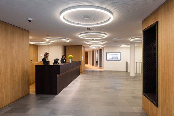 Rezeption Gruppenhotel Messmer, Bregenz 