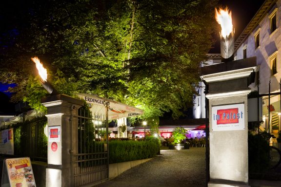 Gastgarten im Restaurant im Palast Hohenems