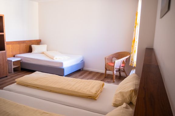 Gasthof Meindl Lustenau, Mehrbettzimmer © Thomas Bösch Gasthof Meindl Lustenau, Mehrbettzimmer © Thomas Bösch
