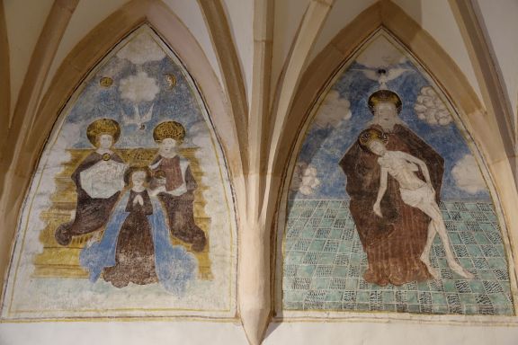 Wandgemälde St. Agatha Kapelle am Kristberg