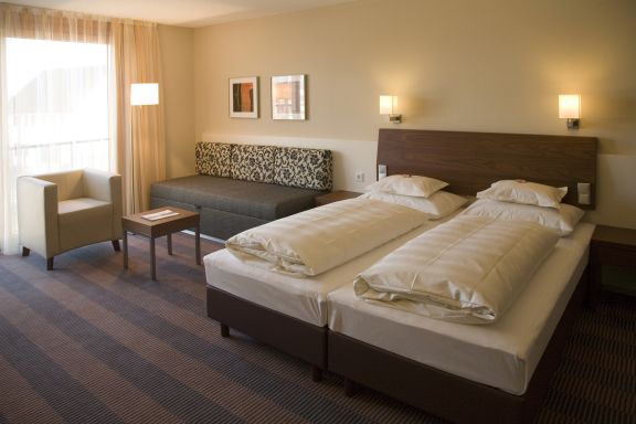 Gasthof Krönele Lustenau, Doppelzimmer Neubau © - Gasthof Krönele Lustenau, Doppelzimmer Neubau © -