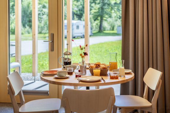 Apartments am Camping Dornbirn, Essbereich © Dornbirner Seilbahn AG (1)