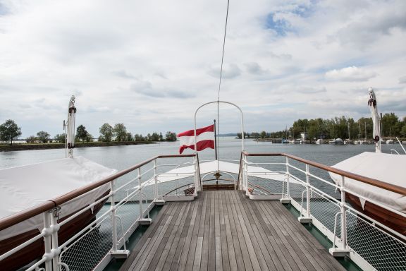 Deck der MS Österreich 