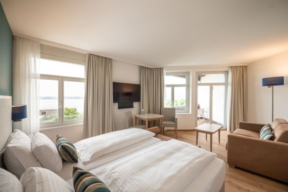 Seehotel am Kaiserstrand Lochau, Doppelzimmer4 © Patrick Schwienbacher PHOTOGRAPHY