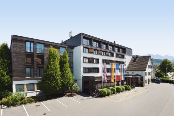 Aussenansicht Gruppenhotel Weisses Kreuz, Feldkirch Aussenansicht Gruppenhotel Weisses Kreuz, Feldkirch