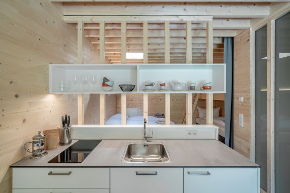 Apartments am Camping Dornbirn, Küche © Dornbirner Seilbahn AG (1)