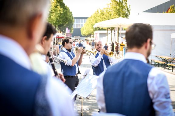 Musikanten bei der Herbstmesse 2020