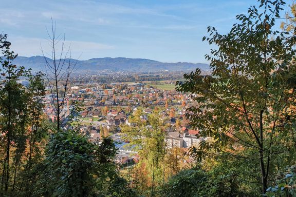 Blick vom Schlossberg Hohenems