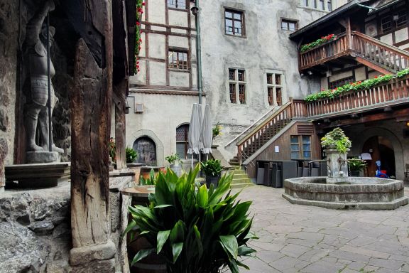 Innenhof Schattenburg, Feldkirch 
