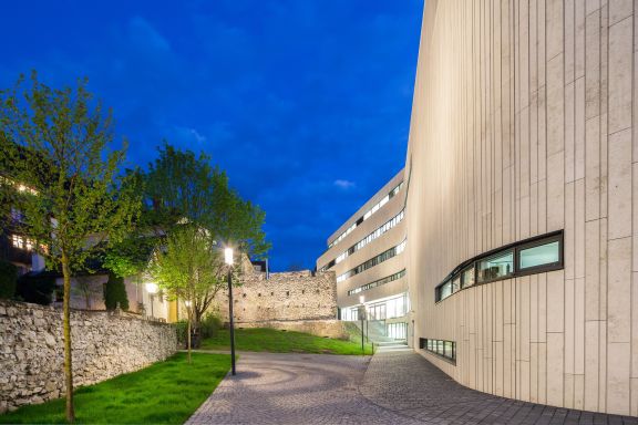 Aussenansicht Montforthaus, Feldkirch 