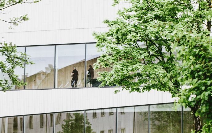 Blick auf Montforthaus, Feldkirch Blick auf Montforthaus, Feldkirch