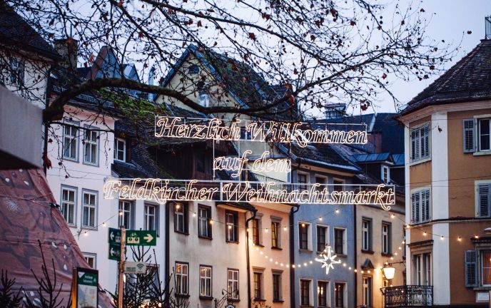Beleuchtung Weihnachtsmarkt Feldkirch