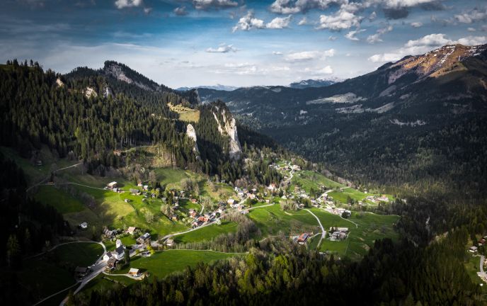 Luftbild Ebnit Luftbild Ebnit