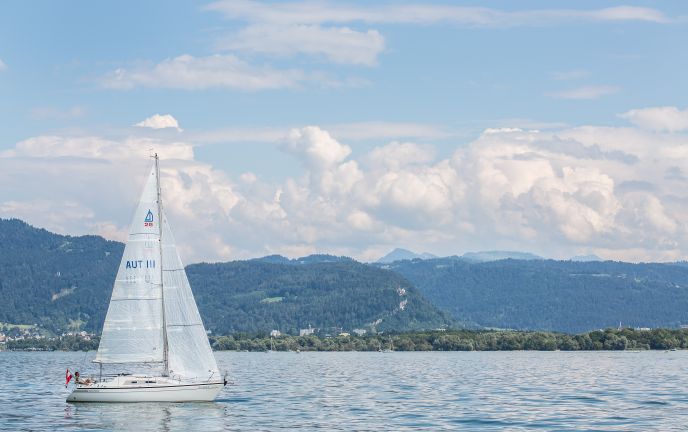 Schiffahrt Bodensee, Segelboot Schiffahrt Bodensee, Segelboot
