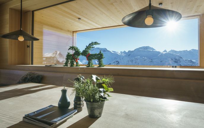 Skihütte der Wolf im Skigebiet Lech am Arlberg