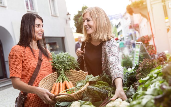 Frischemarkt in der Alpenstadt Bludenz Frischemarkt in der Alpenstadt Bludenz