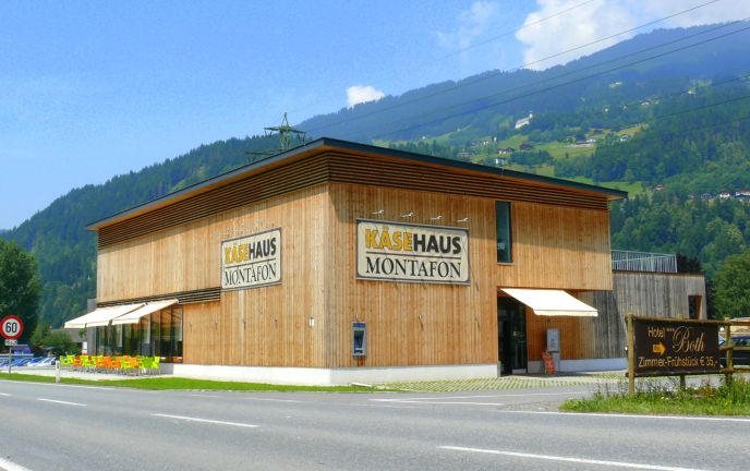 Aussenansicht Käsehaus Montafon in Schruns