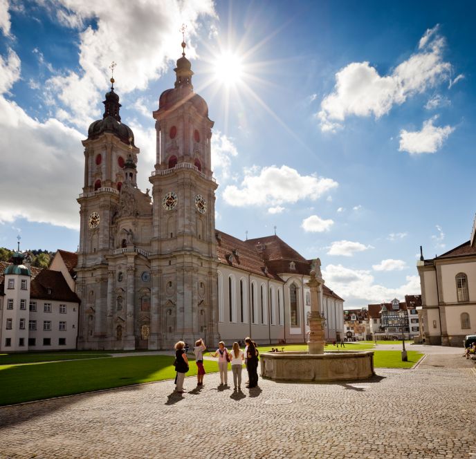 Stiftsbezirk St. Gallen Schweiz