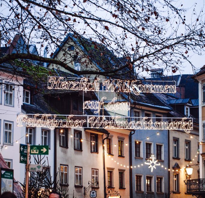 Beleuchtung Weihnachtsmarkt Feldkirch
