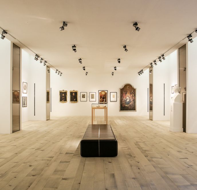 Eingangsbereich Angelika Kauffmann Museum in Schwarzenberg