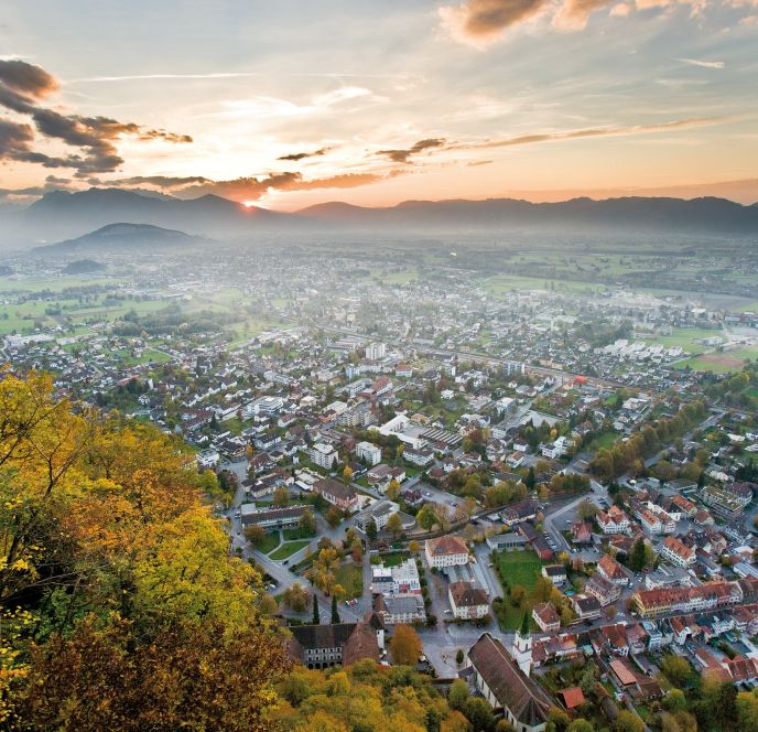 Blick auf das Rheintal Blick auf das Rheintal