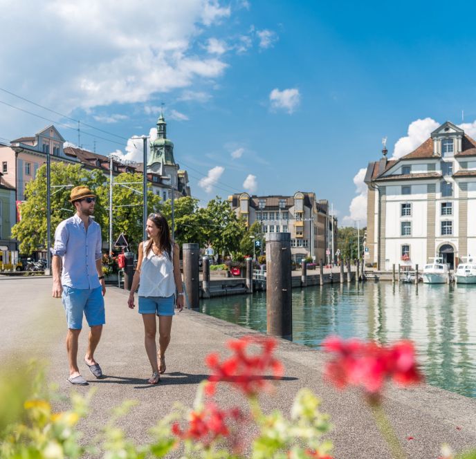 Spaziergang am Bodensee, Kornhaus Rorschach Spaziergang am Bodensee, Kornhaus Rorschach