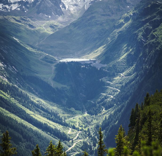Ausflugsziel Silvretta Hochalpenstrasse, Montafon