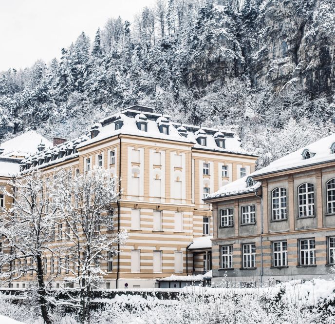 Feldkirch im Winter, Konservatorium  Feldkirch im Winter, Konservatorium