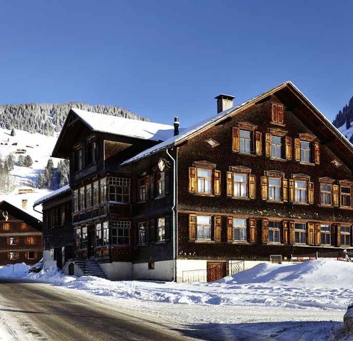 Architektur im Bregenzerwald, Bergbrennerei Löwen i Au