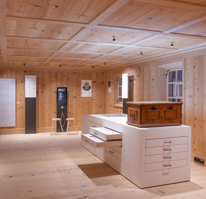 Ausstellungsraum Barockbaumeister Museum