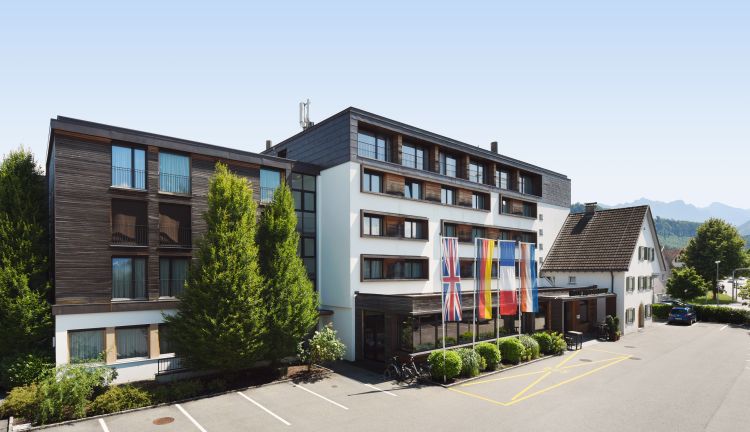 Aussenansicht Gruppenhotel Weisses Kreuz, Feldkirch Aussenansicht Gruppenhotel Weisses Kreuz, Feldkirch